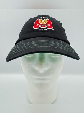 Marcos Pizza Hat The Italian Way Crew Uniform Employee Baseball Adjustable Cap